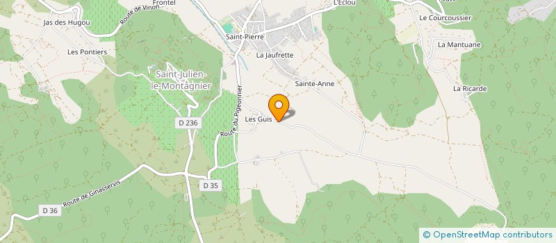 localisation de l'entreprise 527 933 121 à SAINT-JULIEN