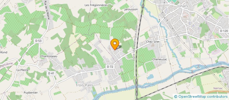 localisation de l'entreprise 527 942 015   LINARS