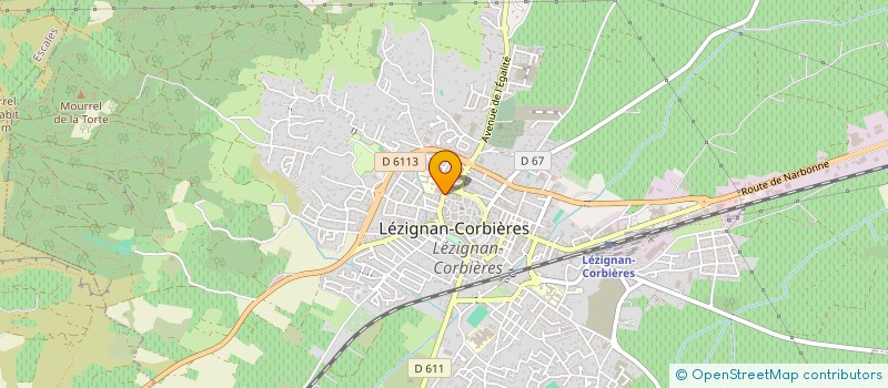 localisation de l'entreprise 527 959 340   LEZIGNAN-CORBIERES
