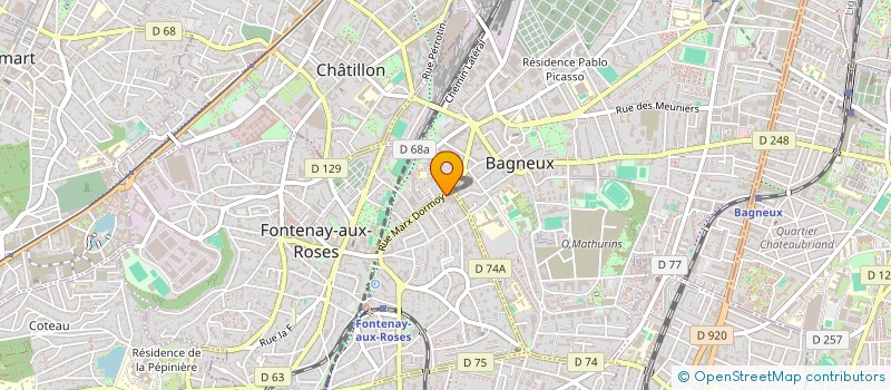 localisation de l'entreprise 527 967 905 à FONTENAY-AUX-ROSES