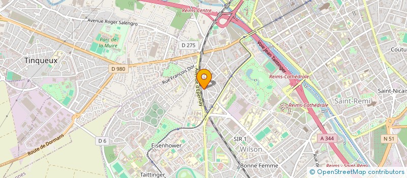 localisation de l'entreprise 527 980 940   REIMS