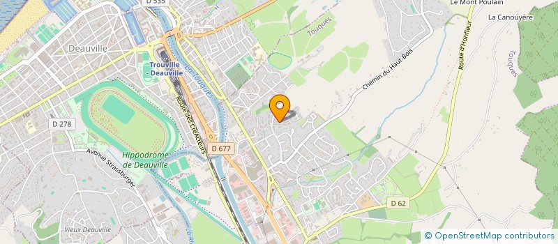 localisation de l'entreprise 527 998 660   TOUQUES