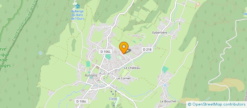 localisation de l'entreprise 528 009 632   AUTRANS-MEAUDRE EN VERCORS