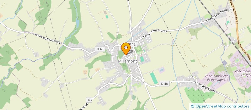 localisation de l'entreprise 528 050 537 à ABJAT SUR BANDIAT