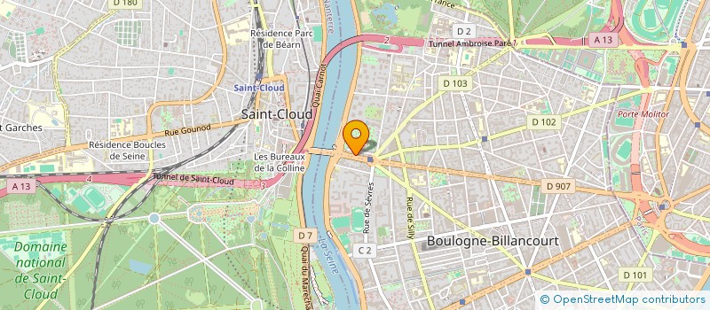localisation de l'entreprise 528 068 612 à BOULOGNE-BILLANCOURT