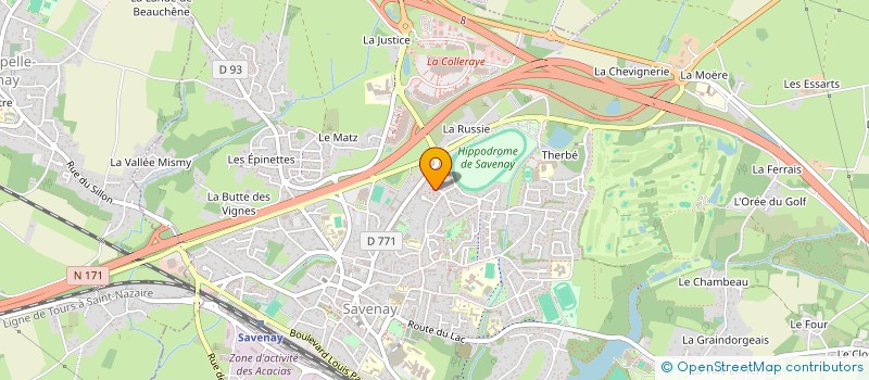localisation de l'entreprise 528 085 673 à SAVENAY
