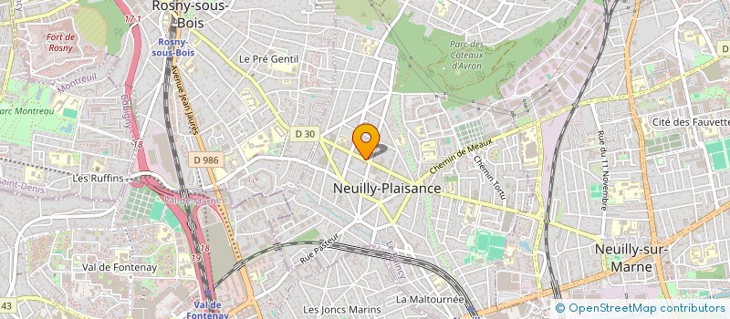 localisation de l'entreprise 528 131 949   NEUILLY-PLAISANCE