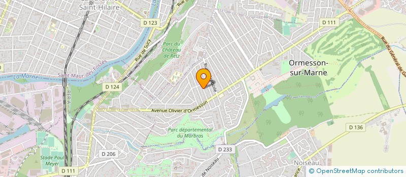 localisation de l'entreprise 528 175 706 à ORMESSON-SUR-MARNE