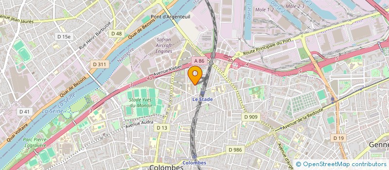 localisation de l'entreprise 528 209 711 à COLOMBES