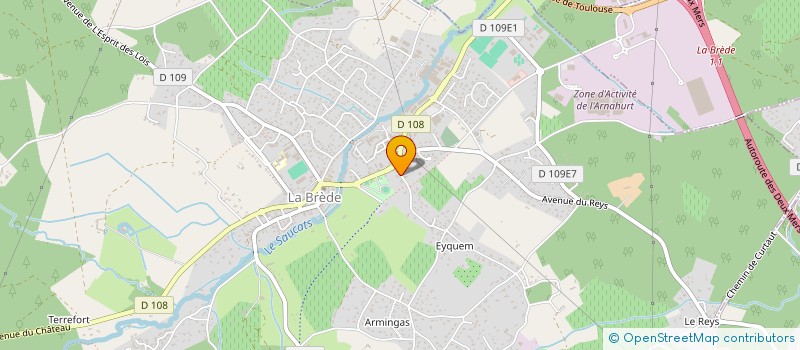 localisation de l'entreprise 528 223 167   LA BREDE