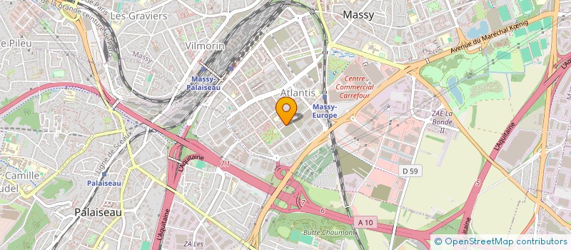 localisation de l'entreprise 528 230 501   MASSY