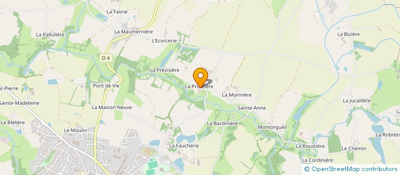 localisation de l'entreprise 528 246 176   LA GENETOUZE