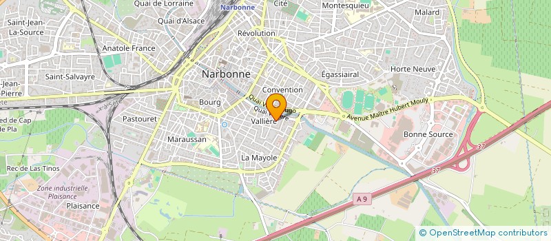 localisation de l'entreprise 528 247 539 à NARBONNE