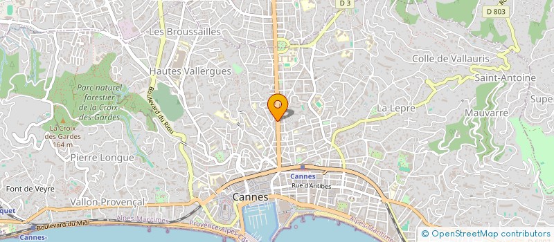 localisation de l'entreprise 528 261 704 à CANNES