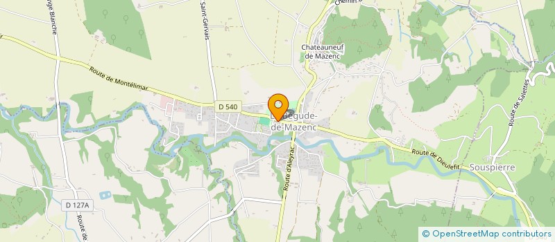 localisation de l'entreprise 528 277 841   LA BEGUDE-DE-MAZENC