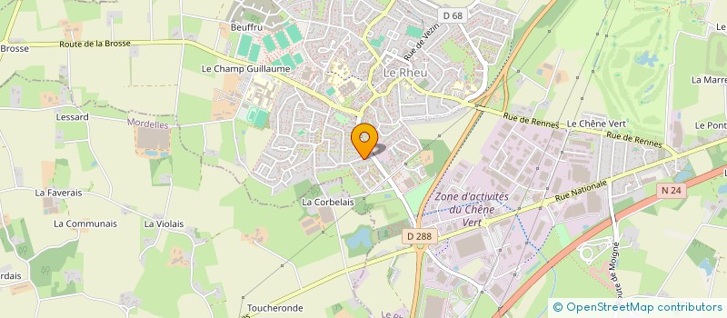 localisation de l'entreprise 528 293 574   LE RHEU