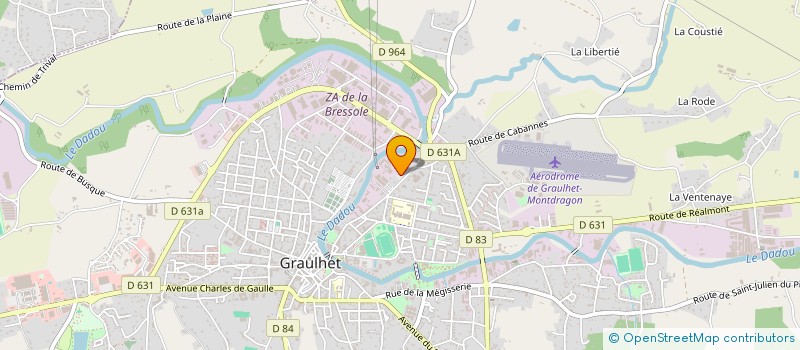 localisation de l'entreprise 528 296 536   GRAULHET