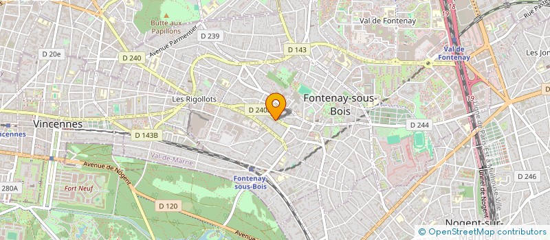 localisation de l'entreprise 528 345 119  à FONTENAY-SOUS-BOIS