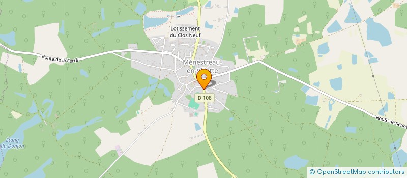 localisation de l'entreprise 528 394 117 à MENESTREAU-EN-VILLETTE