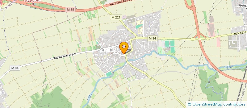 localisation de l'entreprise 528 400 641   GEISPOLSHEIM