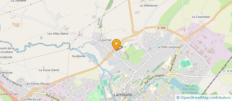 localisation de l'entreprise 528 401 615   LAMBALLE-ARMOR