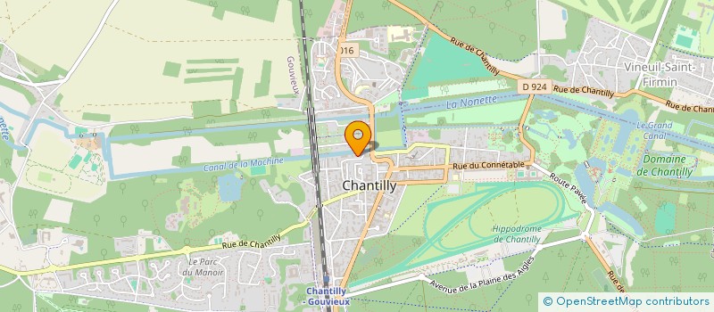 localisation de l'entreprise 528 402 829   CHANTILLY