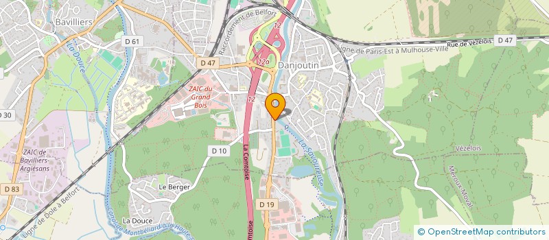 localisation de l'entreprise 528 415 987 à DANJOUTIN