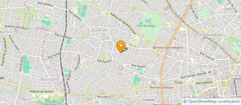 localisation de l'entreprise 528 439 235 à BORDEAUX