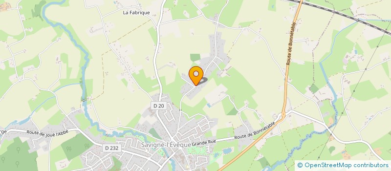 localisation de l'entreprise 528 443 567   SAVIGNE-L'EVEQUE