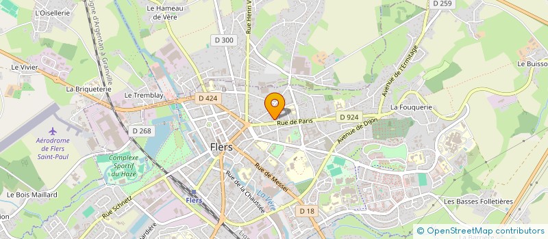 localisation de l'entreprise 528 461 841 à FLERS
