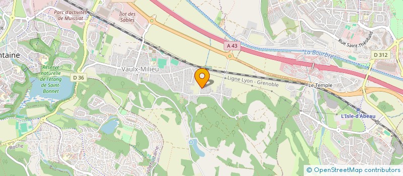 localisation de l'entreprise 528 508 906   VAULX-MILIEU