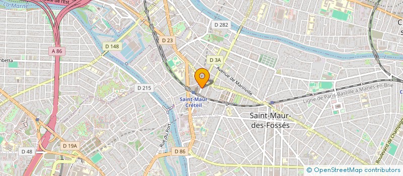 localisation de l'entreprise 528 555 436  à SAINT-MAUR-DES-FOSSES