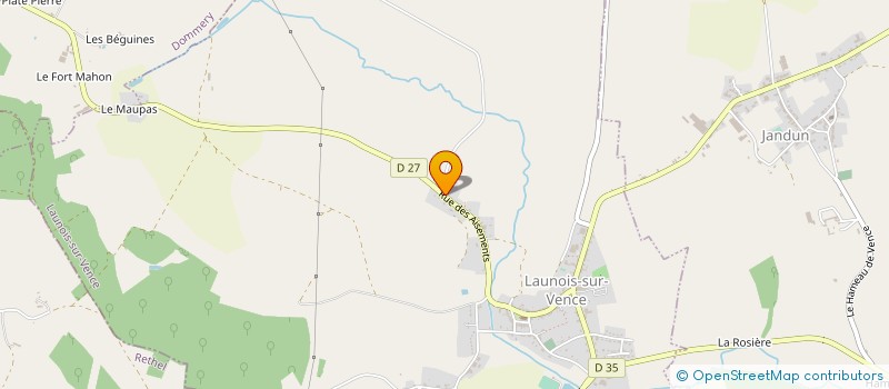 localisation de l'entreprise 528 558 554   LAUNOIS-SUR-VENCE