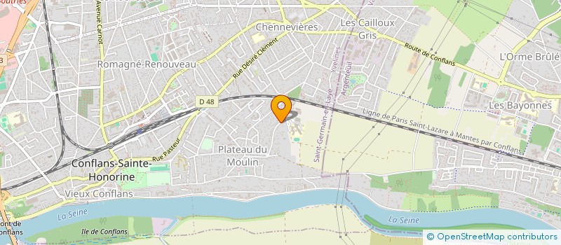localisation de l'entreprise 528 561 855   CONFLANS-SAINTE-HONORINE