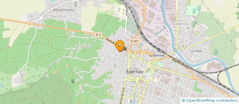 localisation de l'entreprise 528 584 865   EPERNAY