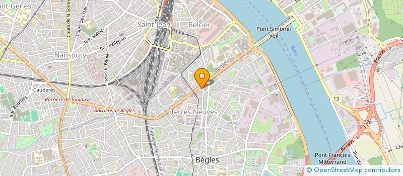 localisation de l'entreprise 528 648 132  à BEGLES