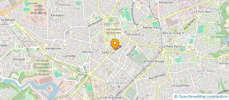 localisation de l'entreprise 528 656 382  à BREST