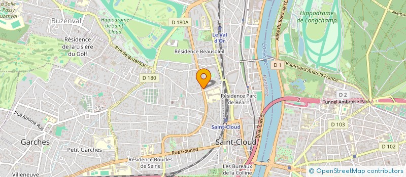 localisation de l'entreprise 528 662 240 à SAINT-CLOUD