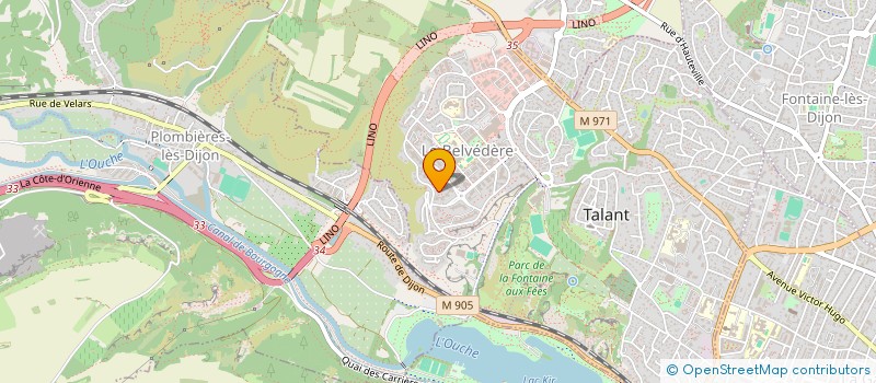 localisation de l'entreprise 528 697 816   ASNIERES-LES-DIJON