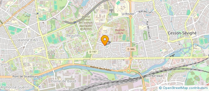 localisation de l'entreprise 528 708 142 à CESSON-SEVIGNE