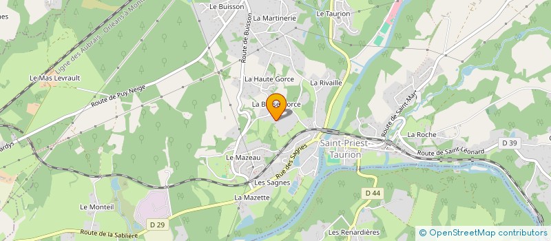localisation de l'entreprise 528 712 433 à SAINT-PRIEST-TAURION