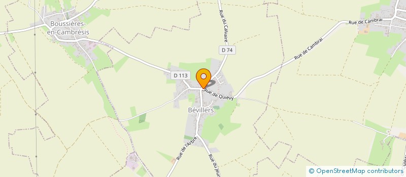 localisation de l'entreprise 528 764 533 à BEVILLERS