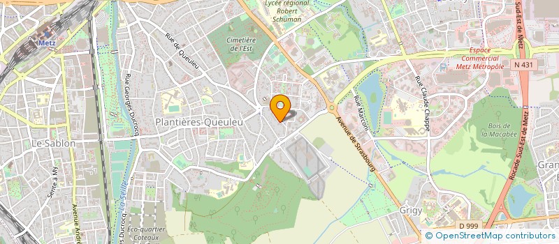 localisation de l'entreprise 528 777 436   METZ