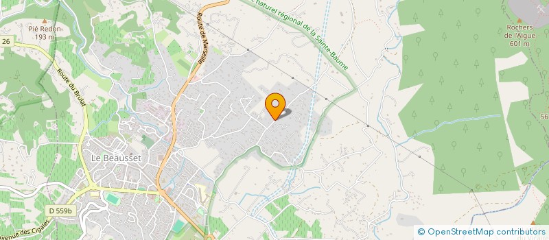 localisation de l'entreprise 528 780 026   LE BEAUSSET