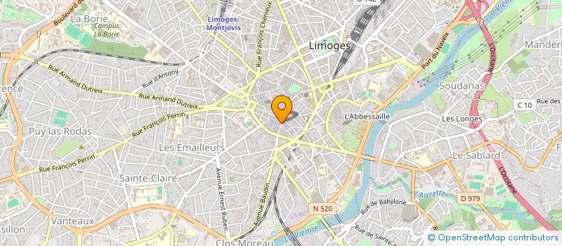 localisation de l'entreprise 528 782 345 à LIMOGES