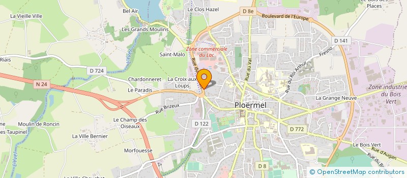 localisation de l'entreprise 528 798 598 à GUILLAC