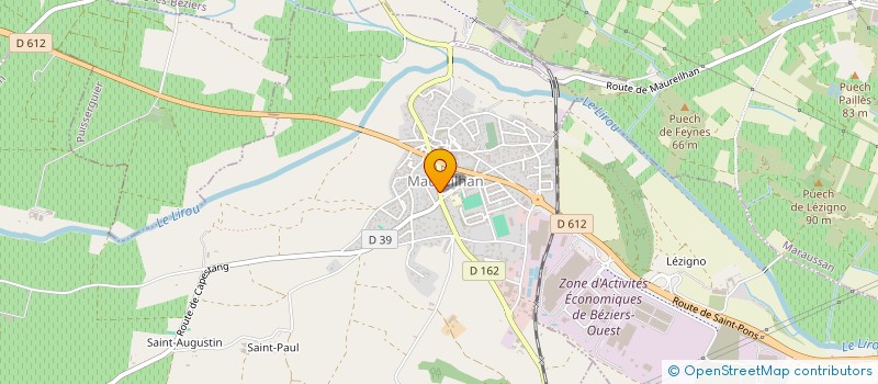 localisation de l'entreprise 528 816 192 à MONTADY