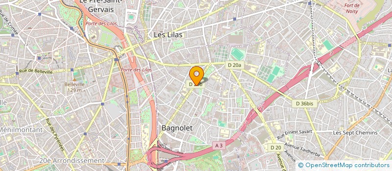 localisation de l'entreprise 528 839 343 à BAGNOLET