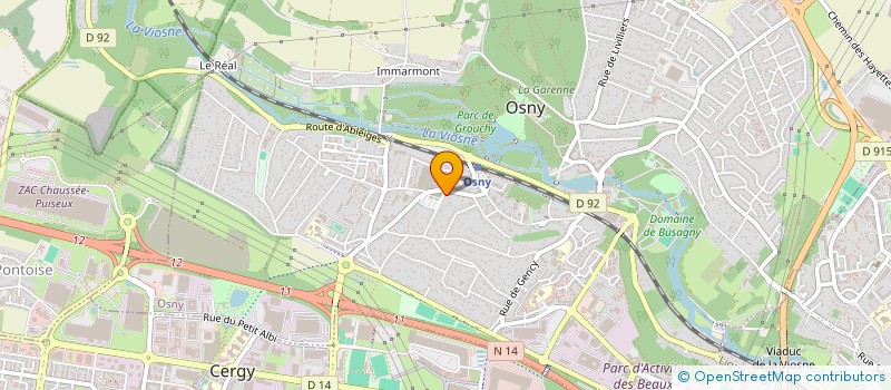 localisation de l'entreprise 528 839 889 à OSNY