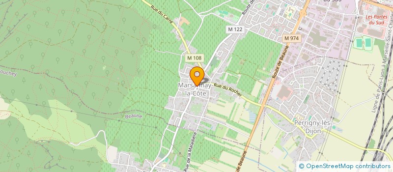 localisation de l'entreprise 528 869 001  à MARSANNAY-LA-COTE